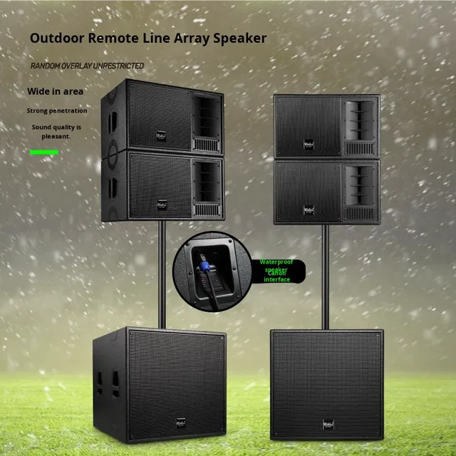 TVX10 Single Double 10inch Line Array Speaker 800W Small Medium-sized Multi-functional Hall Performance Wedding Outdoor