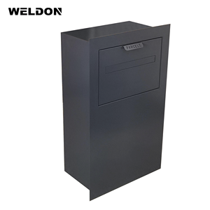 Hộp thư bưu điện bằng thép không gỉ, lắp âm tường, kiểu hàng rào, chống thấm nước, kiểu lắp gạch, dành cho thư từ và bưu kiện Úc - Product Image 4