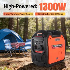 Generadores de Gasolina de Reserva de 1KW y 1.3KW, Generador Eléctrico de Baja Potencia con Panel Digital, Generador Inverter Silencioso - Product Image 6