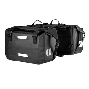 Sacoche latérale de moto pour garçons, sacoche de voyage étanche pour longues distances, sacoche de siège arrière pour casque de motard, en cuir synthétique microfibre - Product Image 5
