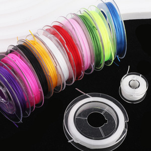 Kunsi Vòng tay dệt thủ công xuyên biên giới tự làm dây đàn hồi hạt phụ kiện ren phẳng 10 mét và phụ trợ - Product Image 2