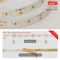 Bandes lumineuses LED de haute qualité certifiées CE, multicolores, SMD 12W, température réglable, pour salle à manger, décoration intérieure