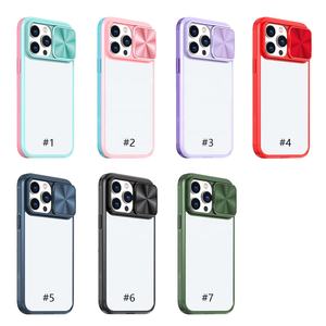 Étui de <span class=keywords><strong>protection</strong></span> de fenêtre à glissière pour <span class=keywords><strong>iPhone</strong></span> 13 14 Pro Max Offres Spéciales, étui de téléphone à haute transparence - Product Image 2