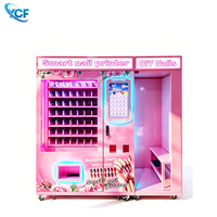 Distributeur automatique commercial de nail art sans assistance humaine avec prise en charge multilingue Wi-Fi 4G et compartiments de stockage pour usage professionnel en intérieur