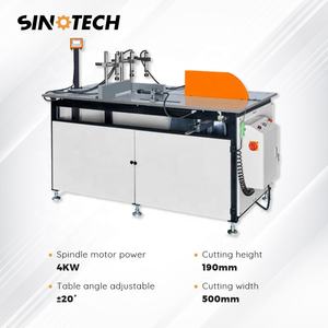 Heavy-Duty Platform Saw for Large Curtain Walls Aluminum <strong>Profile</strong> 190mm <strong>Cutting</strong> Height Manual Pneumatic <strong>Cutting</strong> <strong>Machine</strong> - Product Image 6