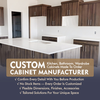 Muebles de Gabinetes de Cocina Modulares Listos para Ensamblar para Proyectos de Remodelación del Hogar con Diseño Gratuito, Gabinetes de Cocina Modernos y Económicos en Color Negro