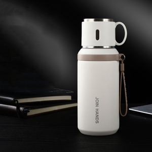 Bouteille d'eau isotherme en acier inoxydable de 600 ml, portable, avec cordon, thermos de voyage, joint en silicone de qualité alimentaire, logo personnalisé - Product Image 3