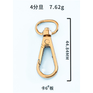 Chất Lượng Cao Biểu Tượng Tùy Chỉnh Kẽm Hợp Kim Kim Loại Logo Tag Túi Xách Phụ Kiện Túi Khóa Xoay Tôm Hùm Clasp Nickel Miễn Phí Snap Hook - Product Image 1