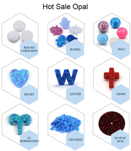 For Jewelry DIY 98 Colors 6mm 7mm 8mm Full Hole Top Fire Synthetic Opal <strong>Beads</strong> (50pcs Per Sizes Per Color) - Product Image 4