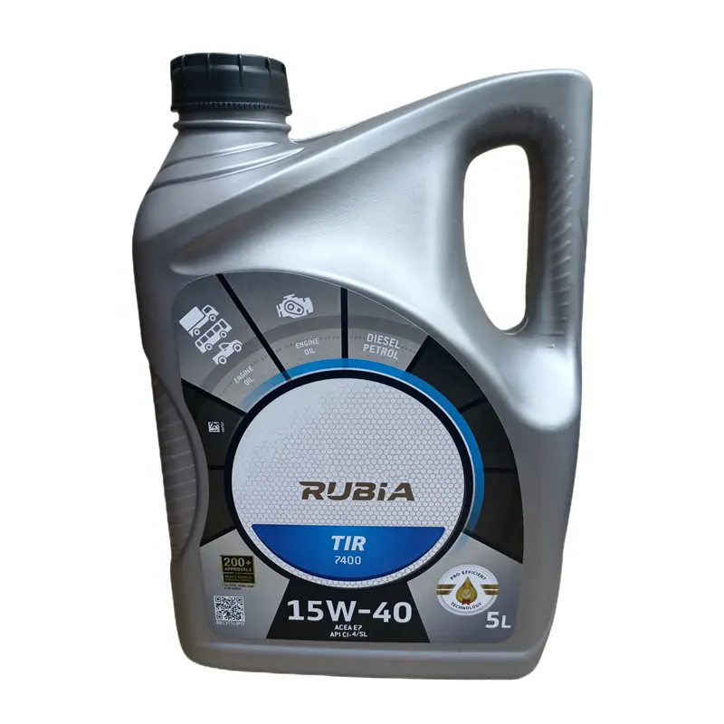 Aceite lubricante para motor, totalmente sintético, 15W-40, 5L, 7400