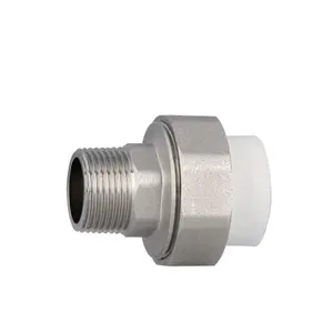 Brass Connector Male PPR Brass Connector 1/2"