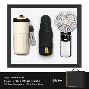 Souvenirs de mariage spéciaux pour l'été : Mug publicitaire personnalisé, batterie externe, parapluie capsule et ensemble éventail pliable pour invités - Product Image 1