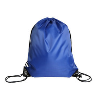Sac de rangement de sport en polyester promotionnel bon marché Sac à dos à cordon avec motif de lettre pour chaussures