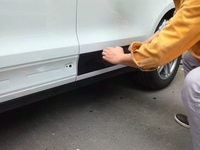 Nouveau panneau de porte extérieur en Fiber de carbone pour la modification de mise à niveau du modèle Macan 14-22 forgé pour plus de style et de durabilité