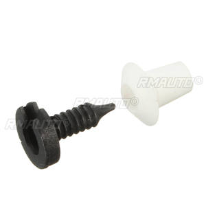 26 pièces de clips de fixation pour garnitures de porte intérieures de voiture, ensemble de fixation automobile pour Land Rover Defender, blanc et noir - Product Image 3