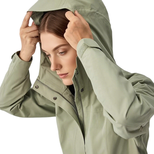 <span class=keywords><strong>Veste</strong></span> rigide à capuche légère et imperméable pour femmes, personnalisable en vrac, pour la randonnée et les voyages - Product Image 2