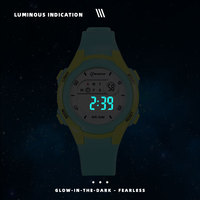 Montre numérique Mingrui multifonctionnelle pour femme, chronographe sportif, calendrier, double affichage, prix de gros bas