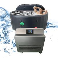 Compresseur portable 1HP, refroidisseur 400L, piscine gonflable en PVC, utilisation domestique, bain de glace et accessoires de piscine