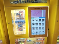 Mesin Penjual Otomatis Lampu LED Terang Desain Cloud Surprise Pod Layar Sentuh Dispenser Mainan Untuk Plaza Komersial Dan Taman Bermain