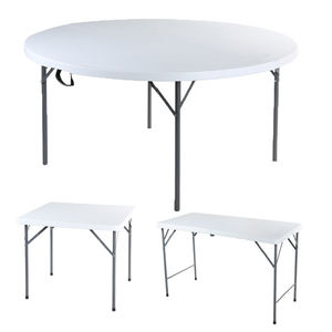 Table pliante d'extérieur en plastique, <span class=keywords><strong>10</strong></span> <span class=keywords><strong>personnes</strong></span>, 60, 72 pouces, 180 cm, <span class=keywords><strong>pour</strong></span> événements, bon marché - Product Image 1