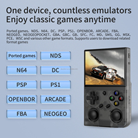 Consola Portátil Retro Vertical Mini G350 de 64 Bits con Pantalla de 3.5 Pulgadas y Batería de 3200 mAh, Compatible con Más de 20 Emuladores
