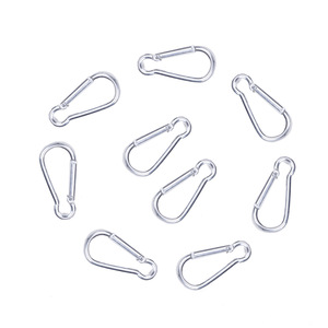 Mousqueton en alliage d'aluminium en forme de D, 5 kg, à dégagement rapide, pour sac à dos, bouteille d'eau, usage masculin - Product Image 4
