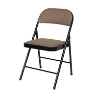 Chaises pliantes empilables de couleur bleue de tissu de bureau de mariage extérieur bon marché pour des événements