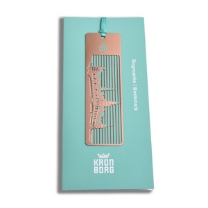 New Style Extravagant Castle Design Tourist Souvenir Customize Metal Bookmark - Product Image 1