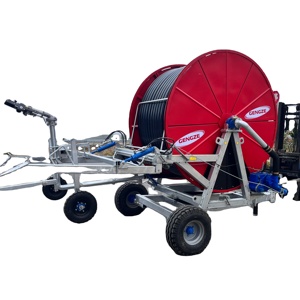 Enrouleur de tuyau d'irrigation agricole mobile en métal avec moteur et boîte de vitesses, machine d'irrigation pour ferme - Product Image 5