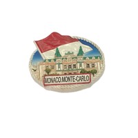 Aimant Souvenir de réfrigérateur de Monte Carlo Monaco 3D, décoration faite à la main pour la maison et la cuisine, Collection d'aimant de réfrigérateur de Monte Carlo