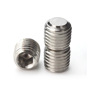 DIN 913 thép không gỉ 304/316 Grub vít lục giác ổ cắm Bộ vít điểm phẳng bề mặt đồng bằng kích thước M6 M8 <span class=keywords><strong>M10</strong></span> M12 10mm 16mm - Product Image 1