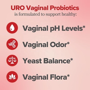 O Positiv URO Probiotici Vaginali per Donne, Equilibrio del pH e Lattobacilli con Prebiotici, 60 Capsule Vegane (Confezione 1), Fornitura per 1 Mese - Product Image 2