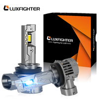Luxfighter Hochleistungs-Q66 100W 11000lm H4 H7 H11 C6s Mini Plug-and-Play F30 M8 LED-Scheinwerferlampen für Auto, Motorrad und LKW