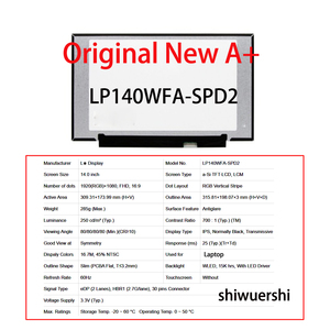 Layar Lcd 14 "A+ Baru Asli 1920*1080 EDP 30Pin 60Hz N140HCA EAC NV140FHM N4T N48 N4K N49 N63 LP140WFA SPD2 NT140FHM N44 - Product Image 2