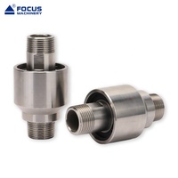 Raccords pivotants DN en acier inoxydable, connexion filetée mâle x mâle BSP, traversée droite universelle pour machines agricoles