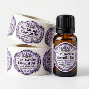 Custom <strong>Printed</strong> Self Adhesive <strong>Label</strong> Stickers CMYK Cosmetics <strong>Bottle</strong> Personalised Bopp <strong>Label</strong> Manufacturers - Product Image 6
