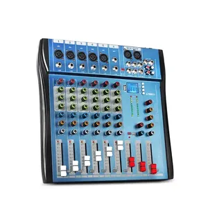 Desain baru CT6 profesional peralatan Audio Mixer sistem kartu suara pengendali daya besar konsol Audio kontrol Mixer DJ