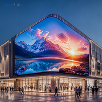 Écrans d'affichage publicitaires à haute luminosité pour installation fixe en extérieur, affichage LED publicitaire commercial