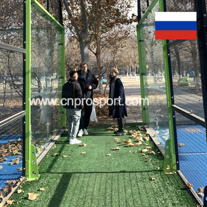2024Padel Courts China <span class=keywords><strong>Padel</strong></span> Court con techo Fabricante Fácil de montar 8 PCS LED Light Paddle Court - Product Image 2