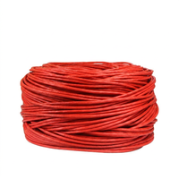 Kabel Jaringan Ethernet Lan Cat7 U/UTP Profesional Kecepatan Tinggi 23AWG OFC 305m dengan Bandwidth 250-550MHz untuk Kabel Terstruktur