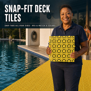 Dalles de sol en vinyle emboîtables personnalisables OEM, écologiques, imperméables, à large planche, <span class=keywords><strong>pour</strong></span> garages, ateliers et magasins de détail - Product Image 1
