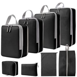 กระเป๋าจัดเก็บสัมภาระเดินทาง WSY485 แบบบีบอัดได้ สำหรับใส่รองเท้าเด็ก เสื้อผ้า กระเป๋าถือขนาดใหญ่ ตู้เสื้อผ้าแบบพกพา อุปกรณ์จัดระเบียบการเดินทาง - Product Image 1