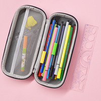 Personalizado lindo 3D Eva estudiantes escuela papelería caja bolsa pluma suministros estuche de lápices para niñas