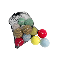 Balle de tennis de plage orange personnalisable pour enfants et débutants - Jouet pour animaux de compagnie durable, écologique et très élastique