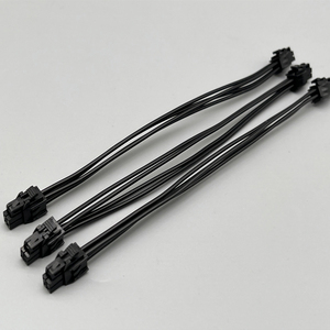 Кабельная сборка Custom 4Pin 22AWG NANO-FIT2.5-4P, 2.5-4P, с ПВХ изоляцией, луженый медный проводник, черный жгут проводов - Product Image 6
