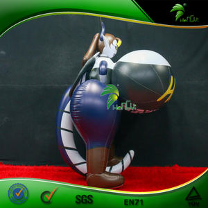 Figurine gonflable en PVC Dark Lady avec de gros seins, ballon gonflable - Product Image 5