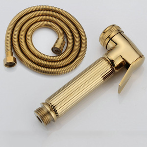 Juego de pistola de <span class=keywords><strong>ducha</strong></span> de bañera sentada de latón de mano moderno, grifo de baño a presión, cabezal de <span class=keywords><strong>ducha</strong></span>, accesorios para inodoro y Spa - Product Image 4