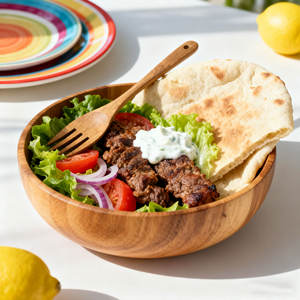 Tigela de salada de madeira de bambu, atacado de fábrica, alta qualidade, grande, tigela de salada, frutas, tigela de mistura, tigela - Product Image 1