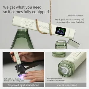 Lampe de photothérapie UV Mrnail, à une seule touche, alimentée par batterie, petite, portable, à induction automatique, mini, séchage rapide - Product Image 2
