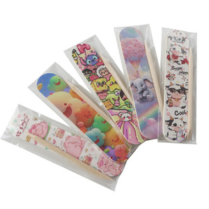 Wear Nail Tools Double Two-Piece Emery Sign Drill Stick Skin Thin File Cute Pattern Nail Tools